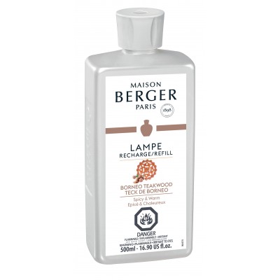 Maison Berger - Recharge Lampe Berger 500 ml - Teck de Bornéo